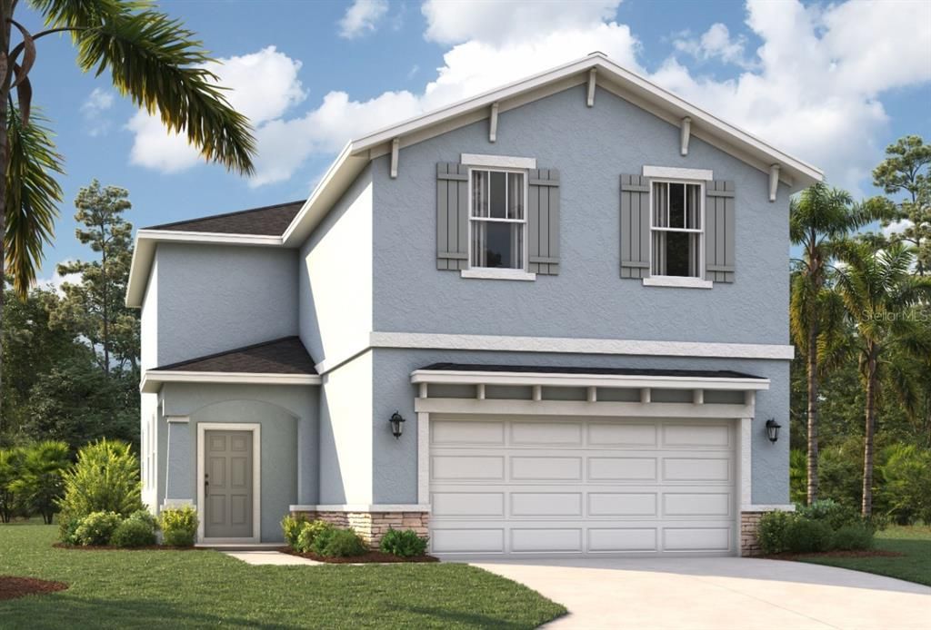 Attached, Exterior, Facade, American Craftsman