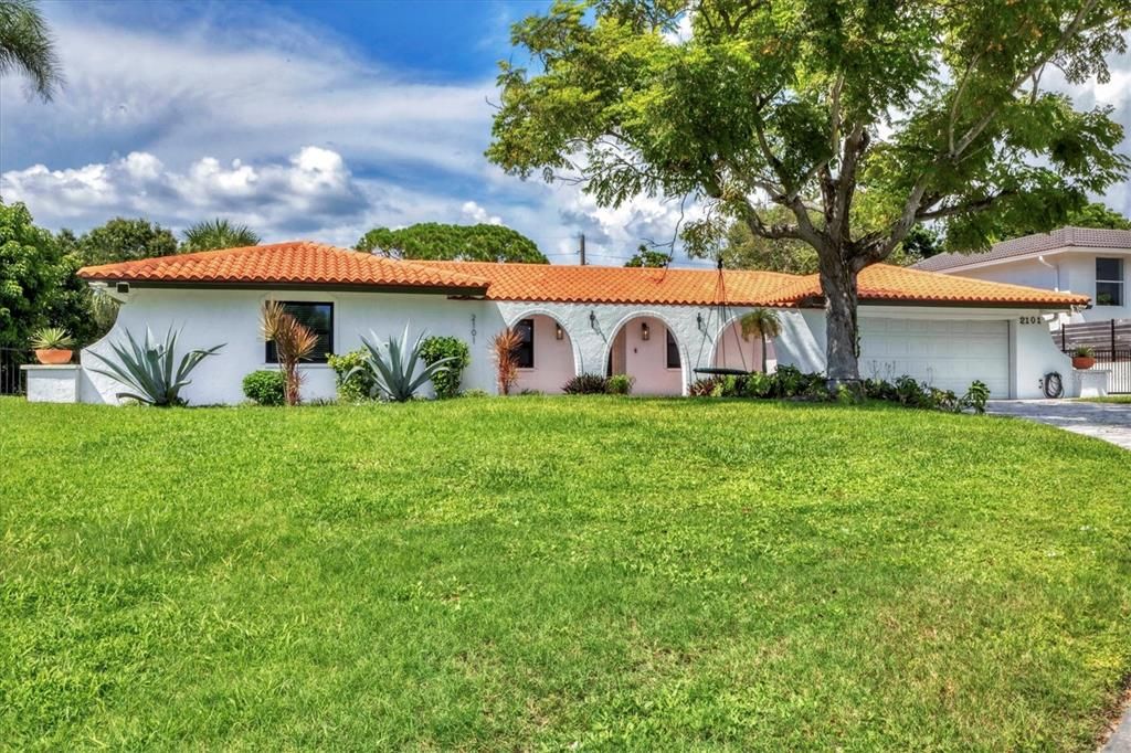 Attached, Backyard, Exterior, Facade, Spanish Mediterranean