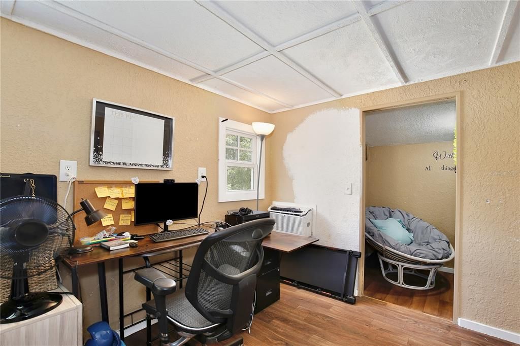 Home Office, Interior, Wood Texture Flooring