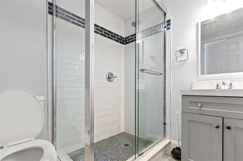 Bathroom, Glass Shower, Interior