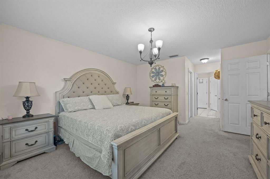 Bedroom, Chandelier, Interior