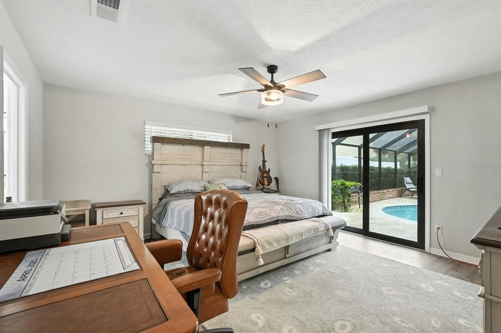 Bedroom, Home Office, Interior, Wood Texture Flooring