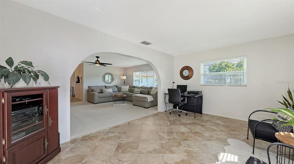 Home Office, Interior, Living room