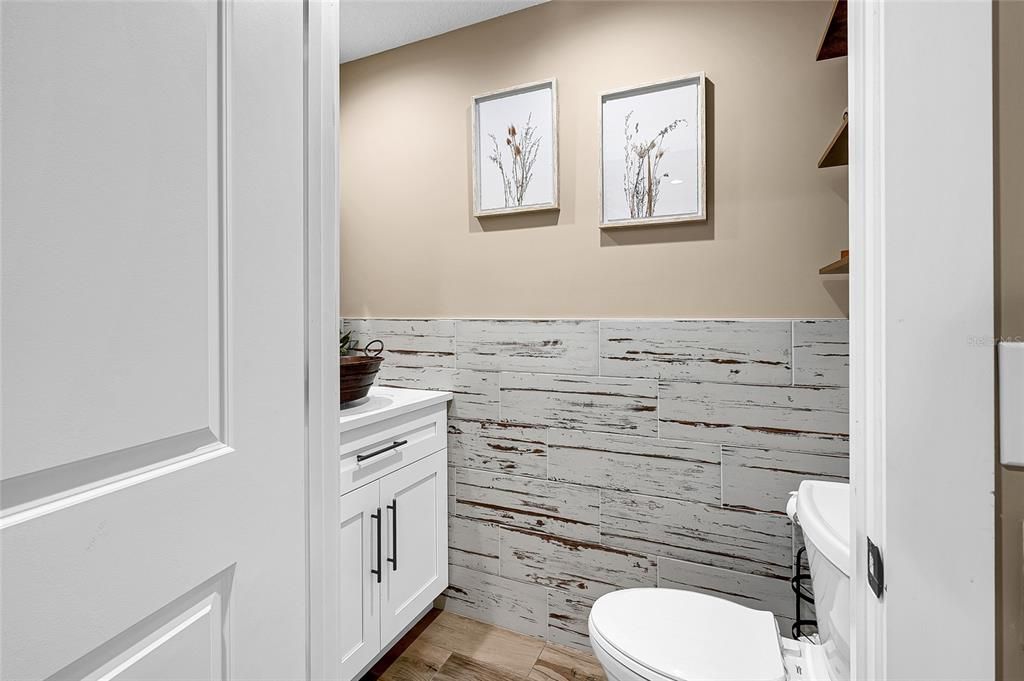Bathroom, Interior, Wood Texture Flooring