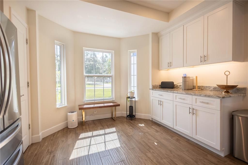 Interior, Kitchen, Wood Texture Flooring