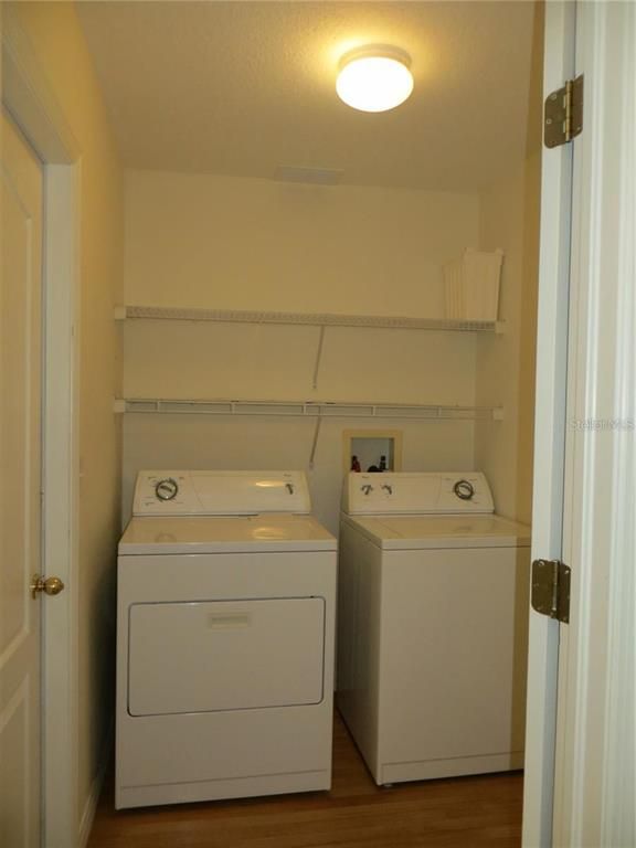 Interior, Utility Closets, Washer, Wood Texture Flooring