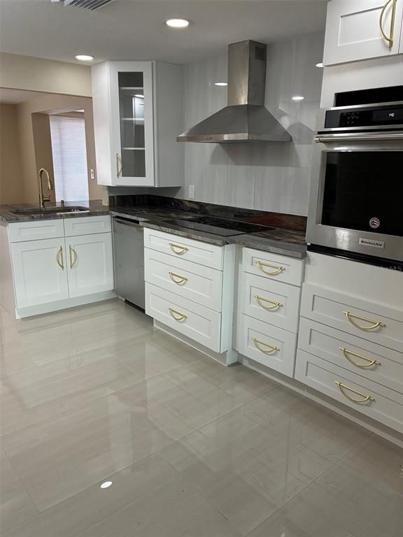 Interior, Kitchen, Recessed Lighting, Stainless Steel Appliances
