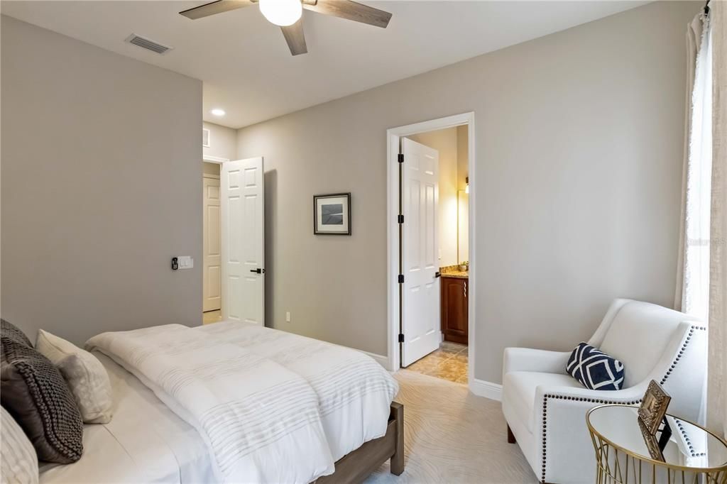 Bedroom, Interior, Recessed Lighting