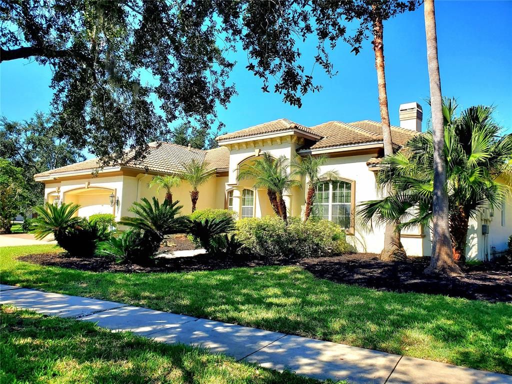 Attached, Backyard, Exterior, Facade, Mediterranean