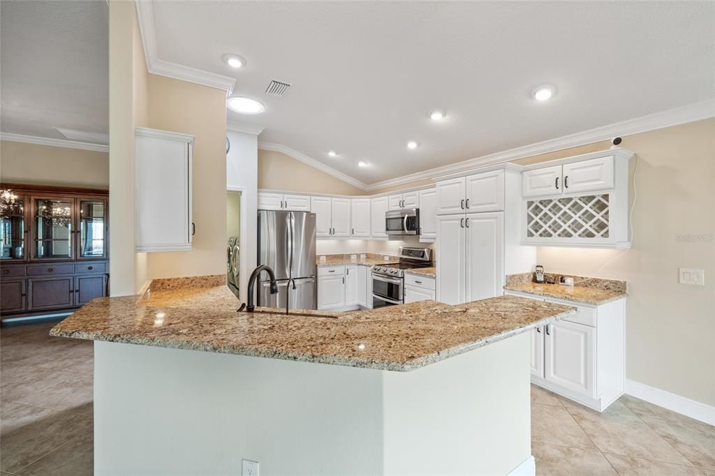 Interior, Kitchen, Recessed Lighting, Stainless Steel Appliances