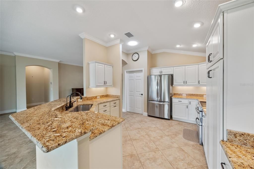 Interior, Kitchen, Recessed Lighting, Stainless Steel Appliances