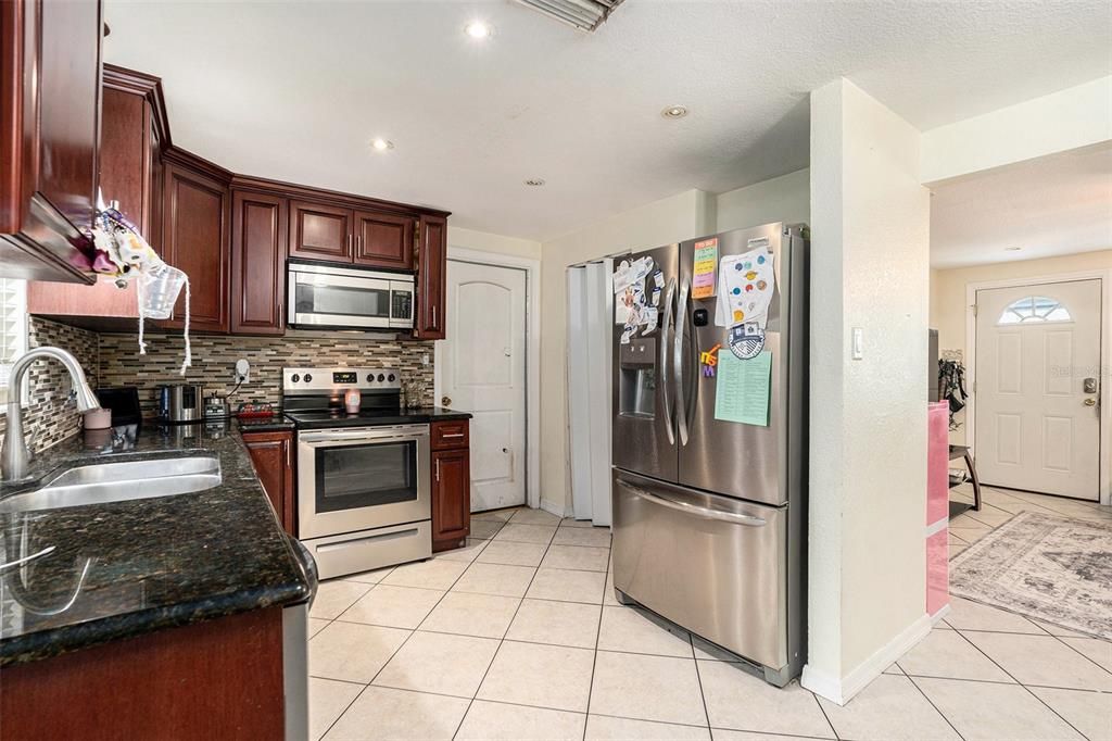 Interior, Kitchen, Recessed Lighting, Stainless Steel Appliances