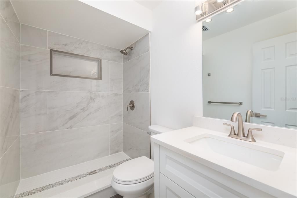 Bathroom, Interior, Marble Walls
