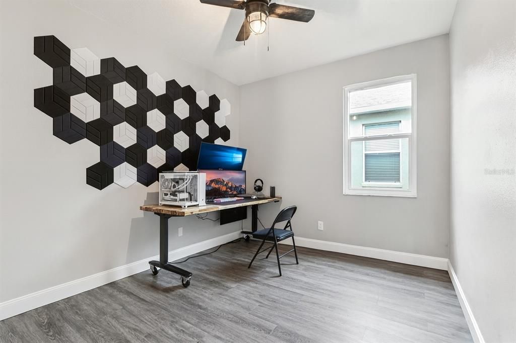 Home Office, Interior, Wood Texture Flooring