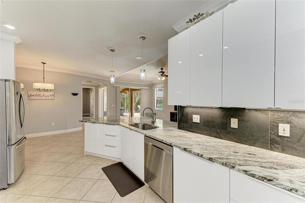 Interior, Kitchen, Pendant Lights, Recessed Lighting