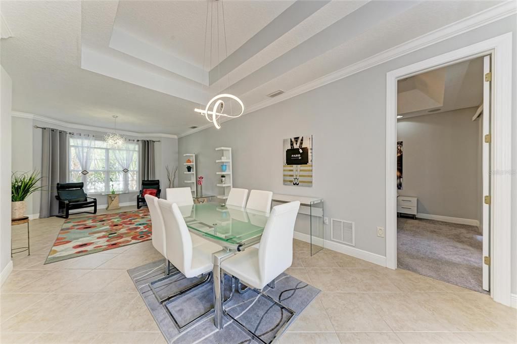 Chandelier, Dining room, Interior, Pendant Lights, Piano