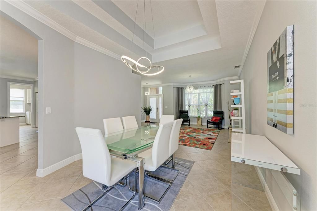 Dining room, Interior, Living room, Pendant Lights