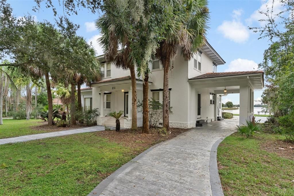 Backyard, Exterior, Facade, Mediterranean