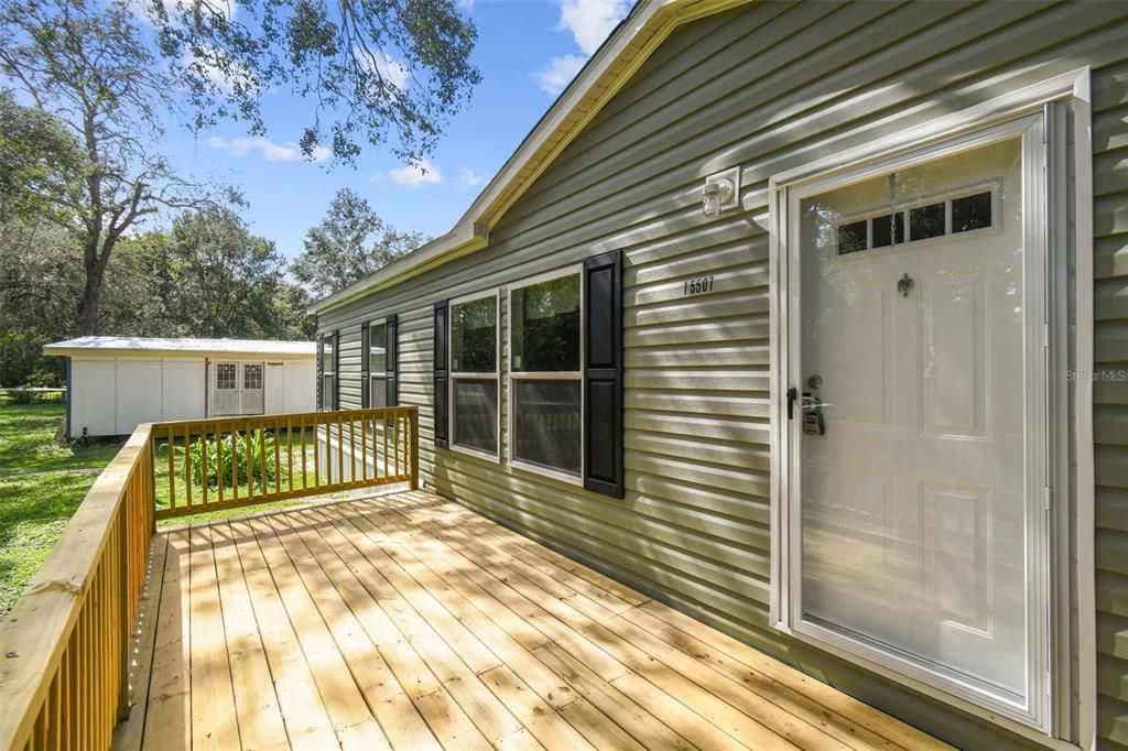 Exterior, Wood Texture Flooring