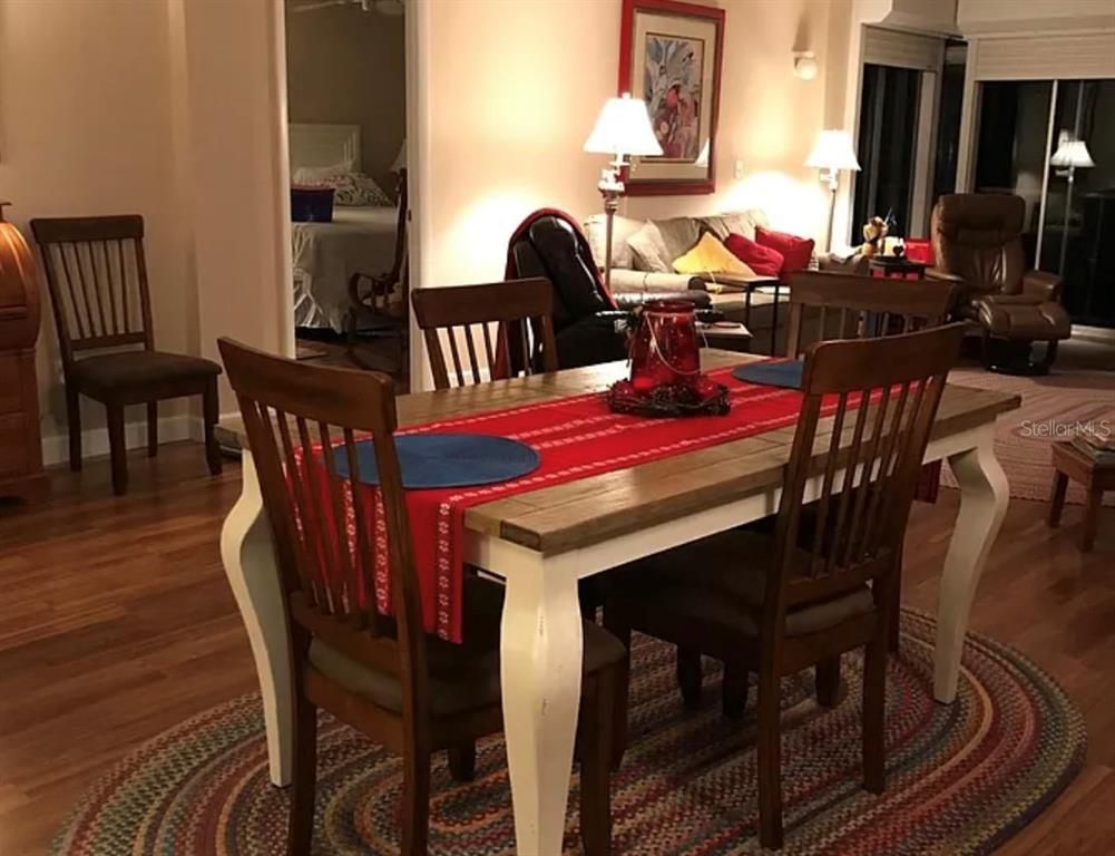 Dining room, Interior, Wood Texture Flooring
