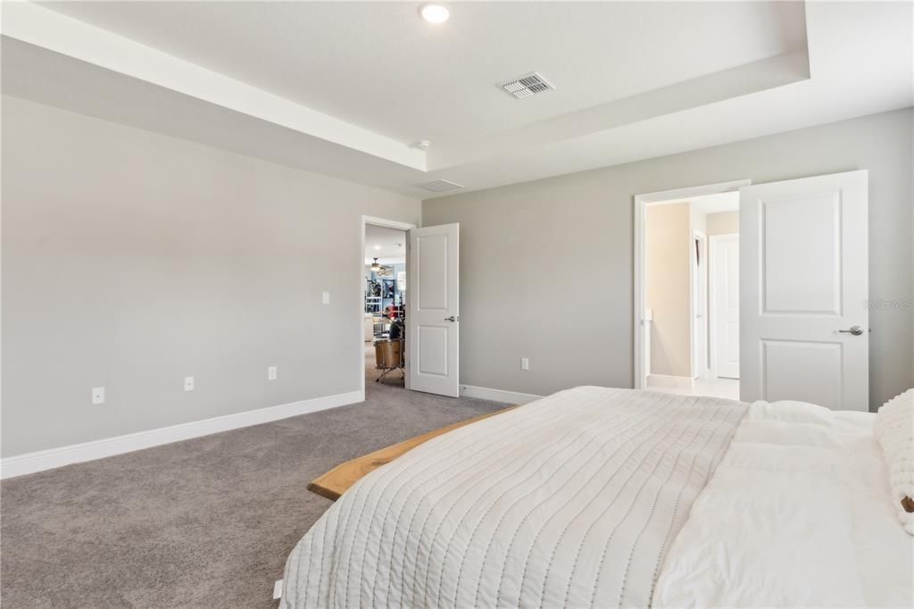 Bedroom, Interior, Recessed Lighting