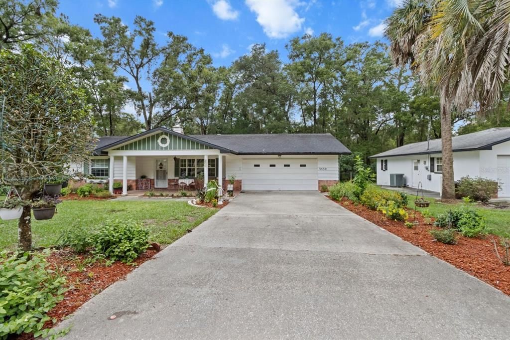 Attached, Backyard, Exterior, Facade, Ranch