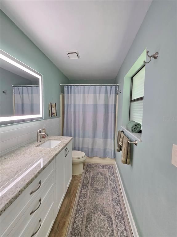 Bathroom, Interior, Wood Texture Flooring