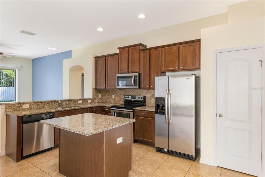 Interior, Kitchen, Recessed Lighting, Stainless Steel Appliances