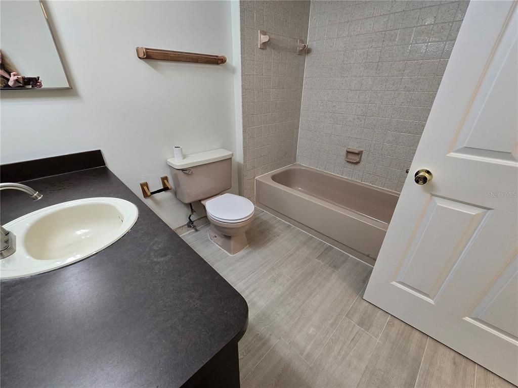 Bathroom, Interior, Wood Texture Flooring