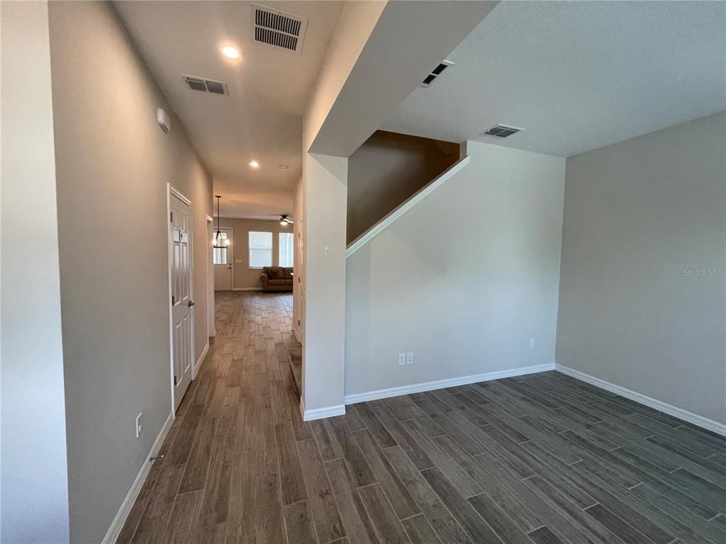 Interior, Recessed Lighting, Wood Texture Flooring