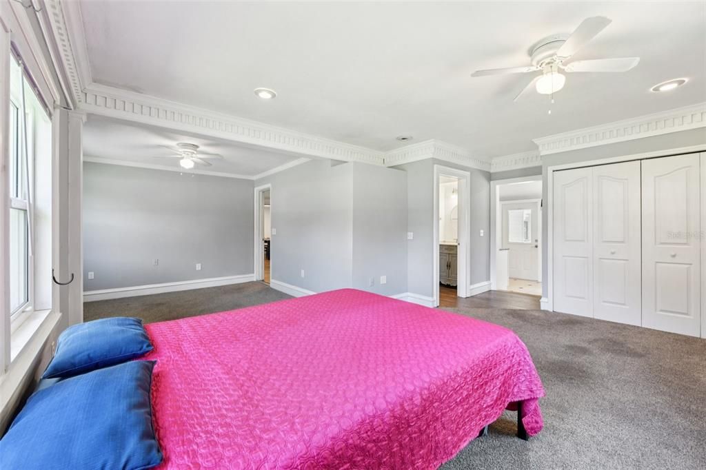 Bedroom, Interior, Recessed Lighting