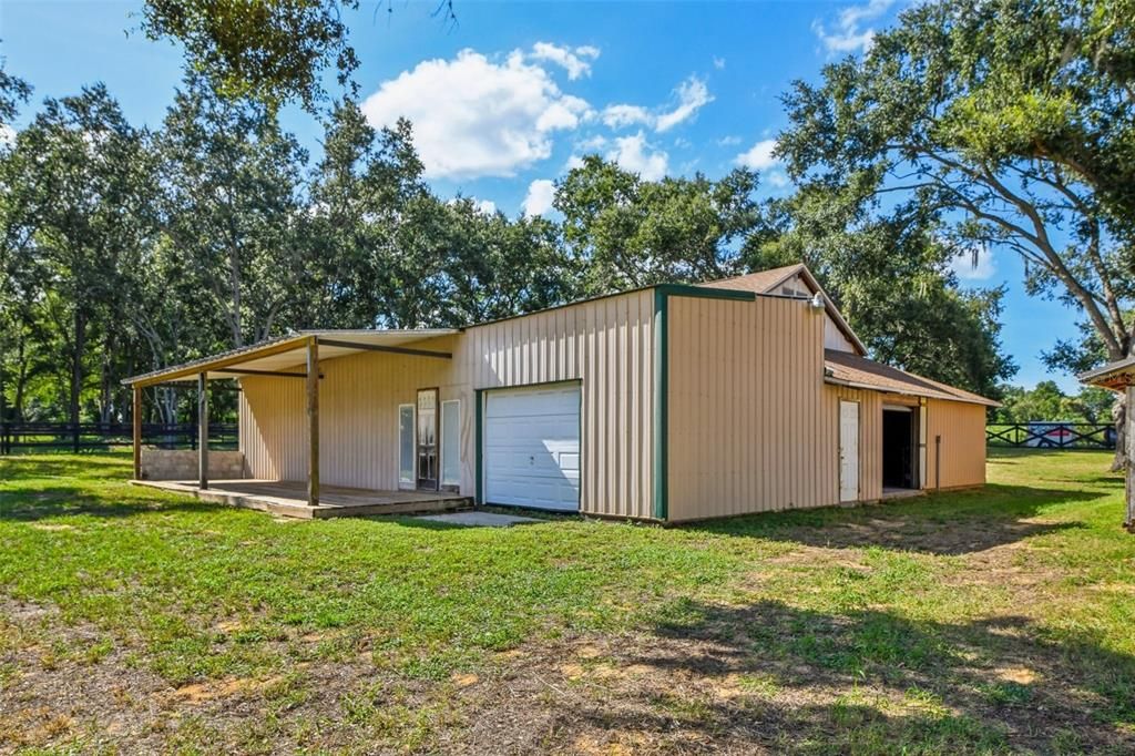 Backyard, Detached Garage, Exterior