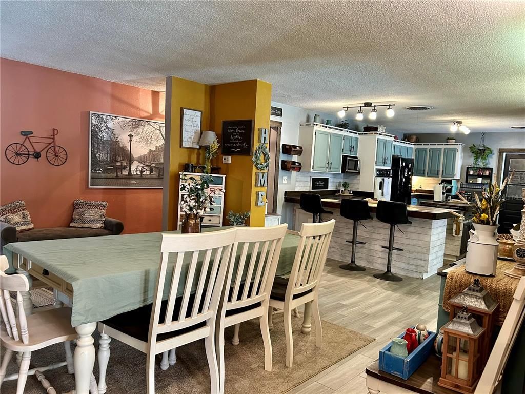 Dining room, Interior, Kitchen, Wood Texture Flooring