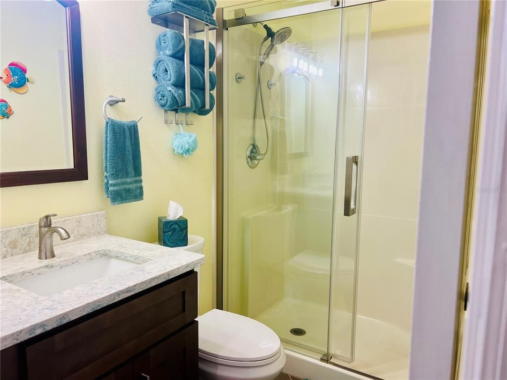 Bathroom, Glass Shower, Interior