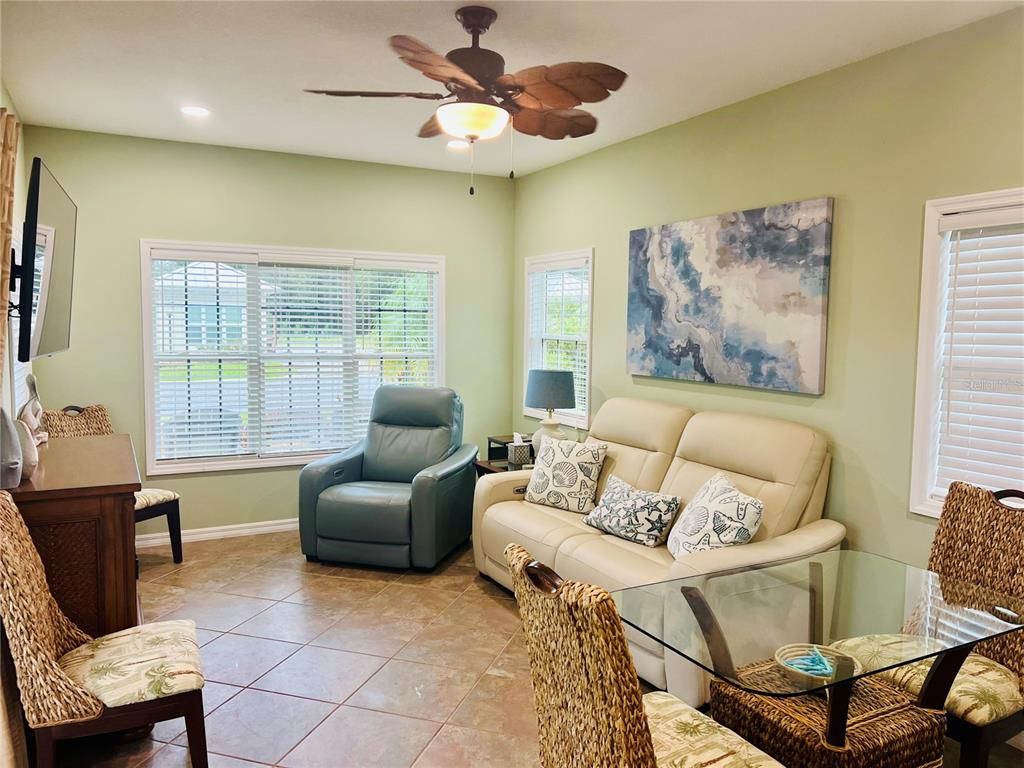 Interior, Living room, Recessed Lighting