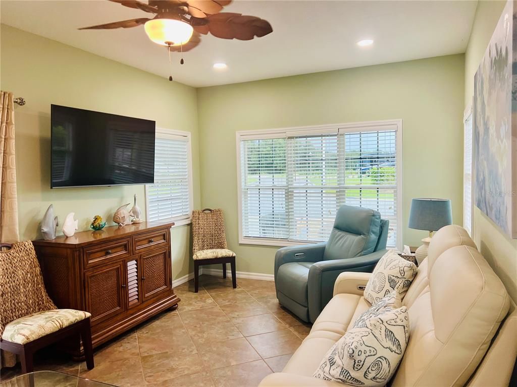 Interior, Living room, Recessed Lighting