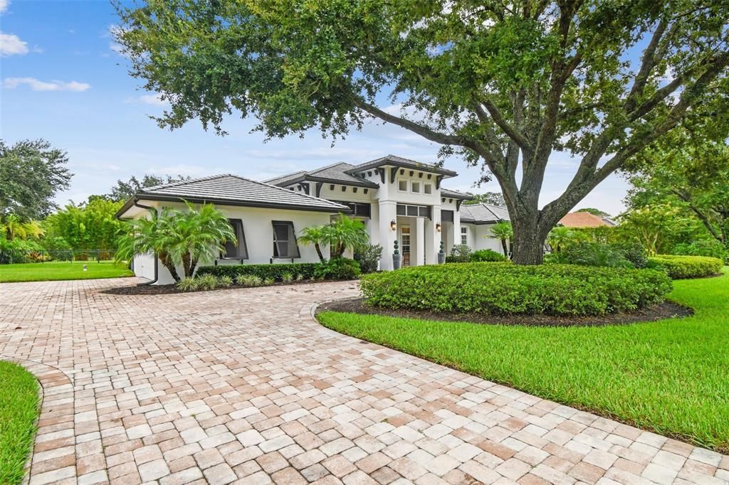 Backyard, Exterior, Facade, Mediterranean