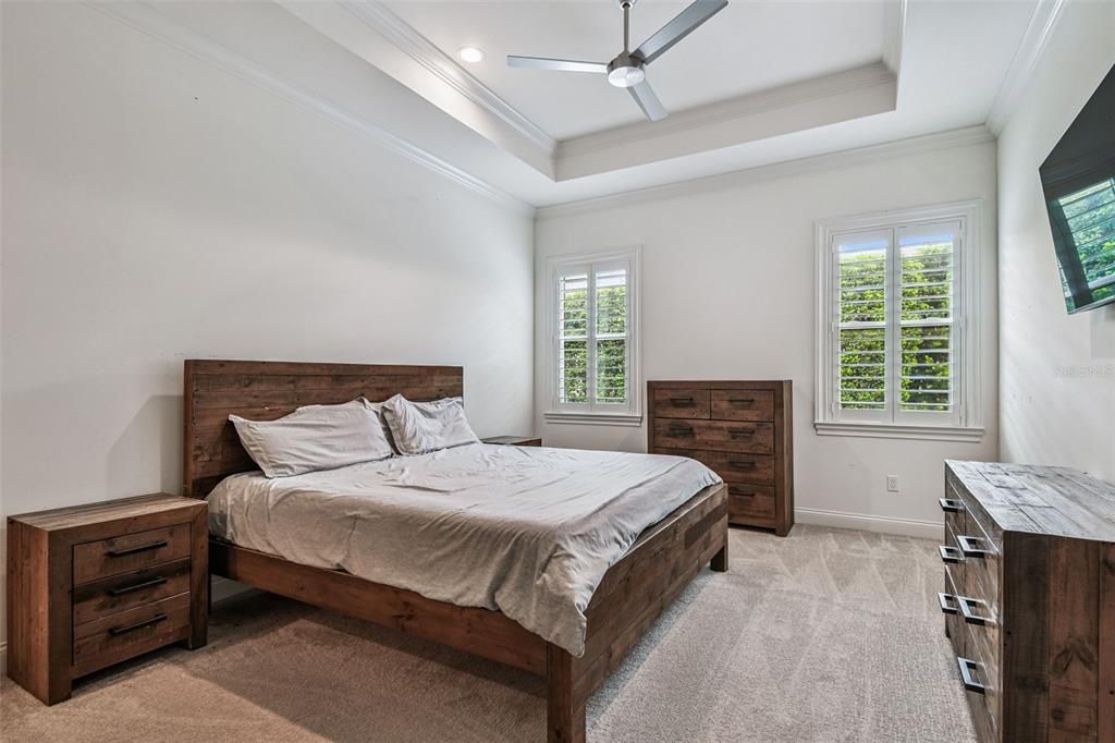 Bedroom, Interior, Recessed Lighting