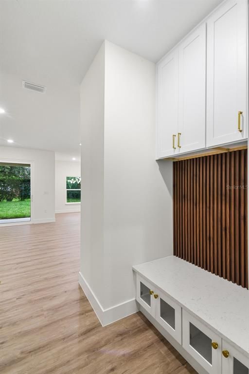 Interior, Recessed Lighting, Wood Texture Flooring