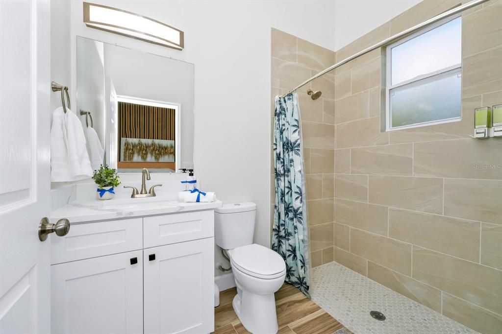 Bathroom, Interior, Wood Texture Flooring