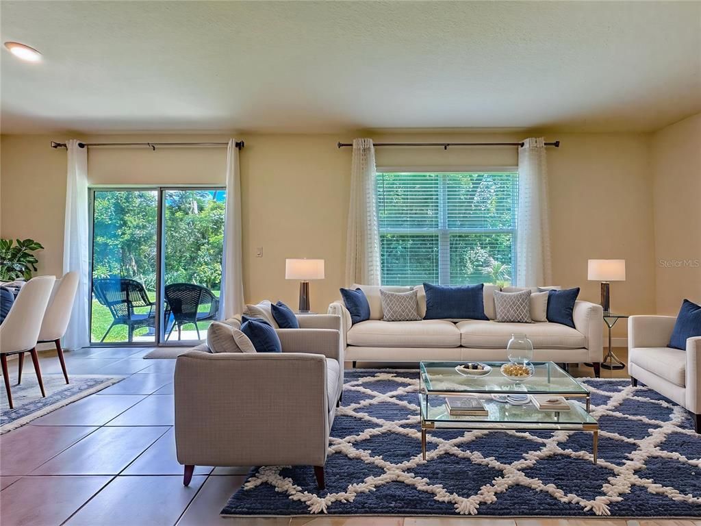 Interior, Living room, Recessed Lighting