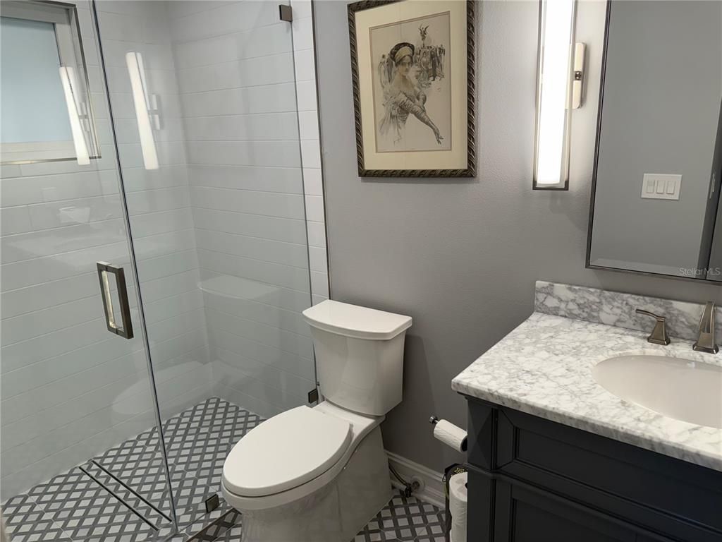 Bathroom, Glass Shower, Interior