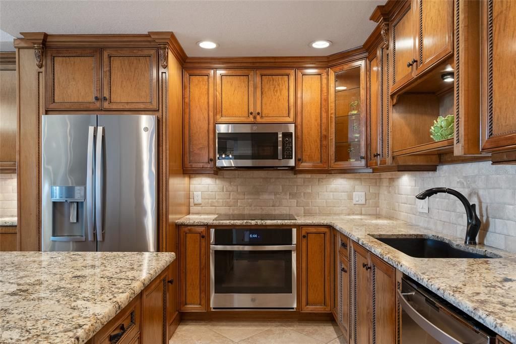 Interior, Kitchen, Recessed Lighting, Stainless Steel Appliances