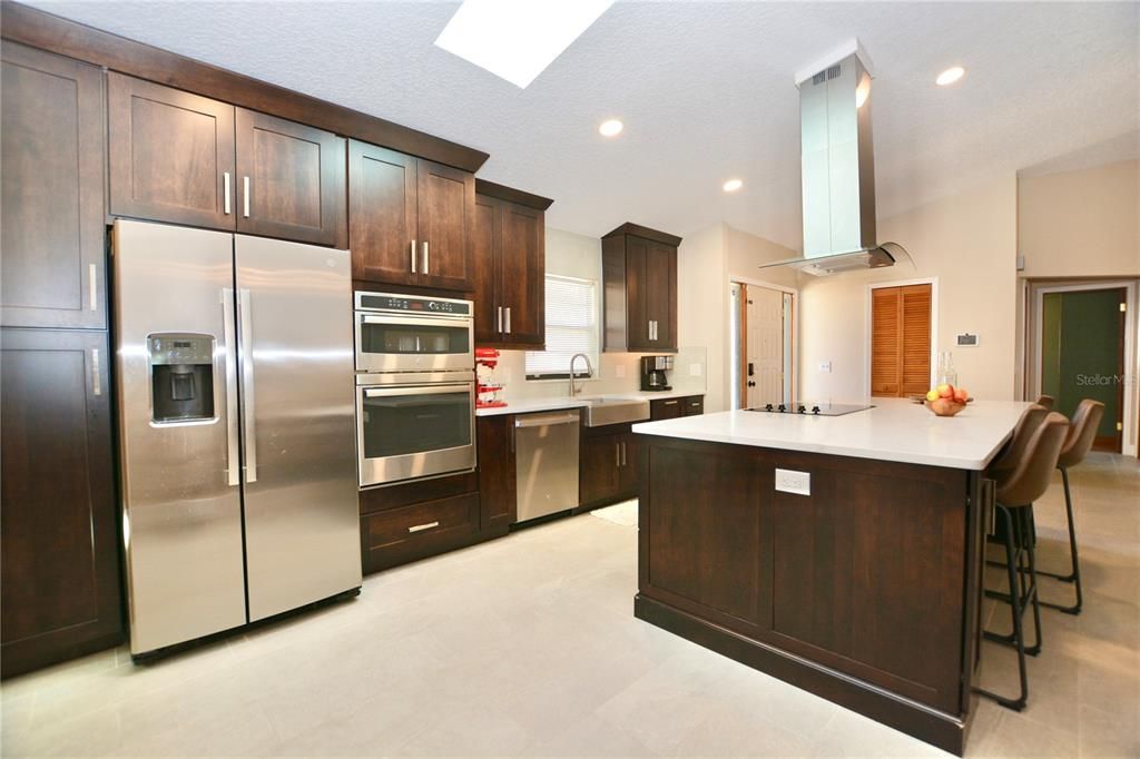 Interior, Kitchen, Recessed Lighting, Stainless Steel Appliances