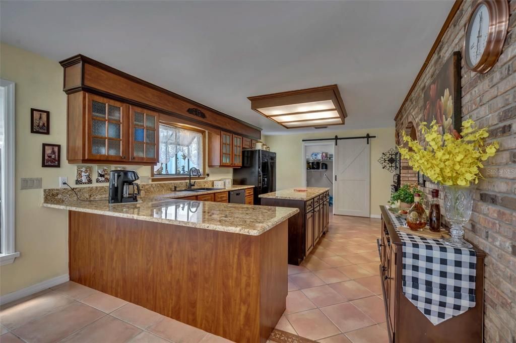 Interior, Kitchen, Stone Walls