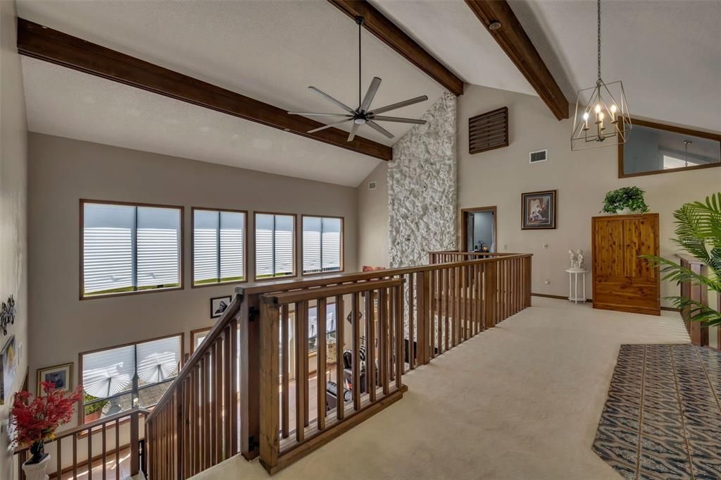 Chandelier, Interior, Pendant Lights, Wooden Beams