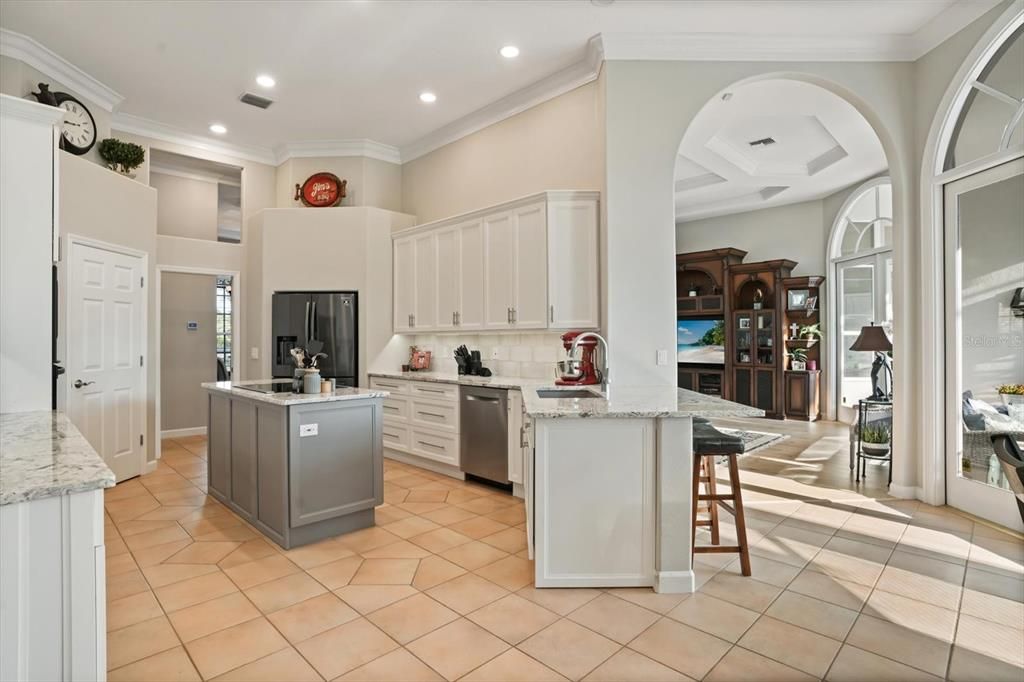 Interior, Kitchen, Recessed Lighting, Stainless Steel Appliances