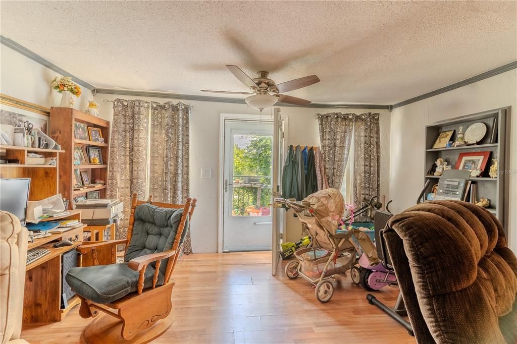 Home Office, Interior, Wood Texture Flooring