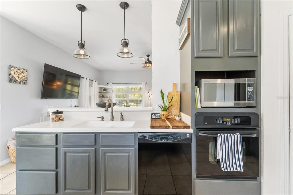 Interior, Kitchen, Pendant Lights