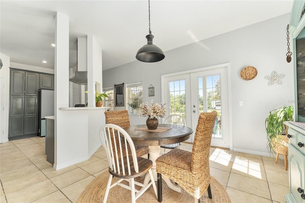 Dining room, Interior, Kitchen, Pendant Lights, Recessed Lighting